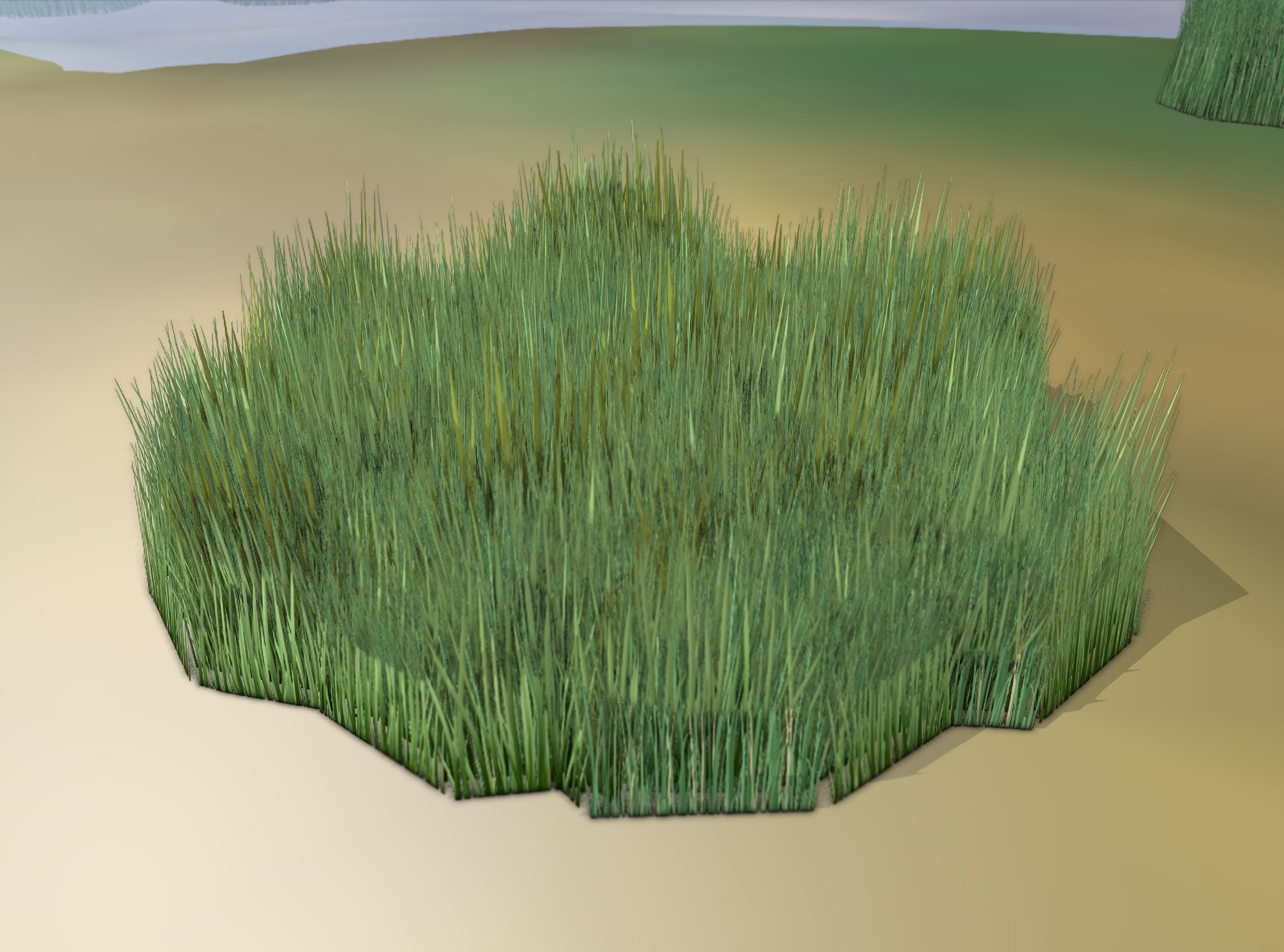 Reeds - Object 56 Low-poly 3D model_13