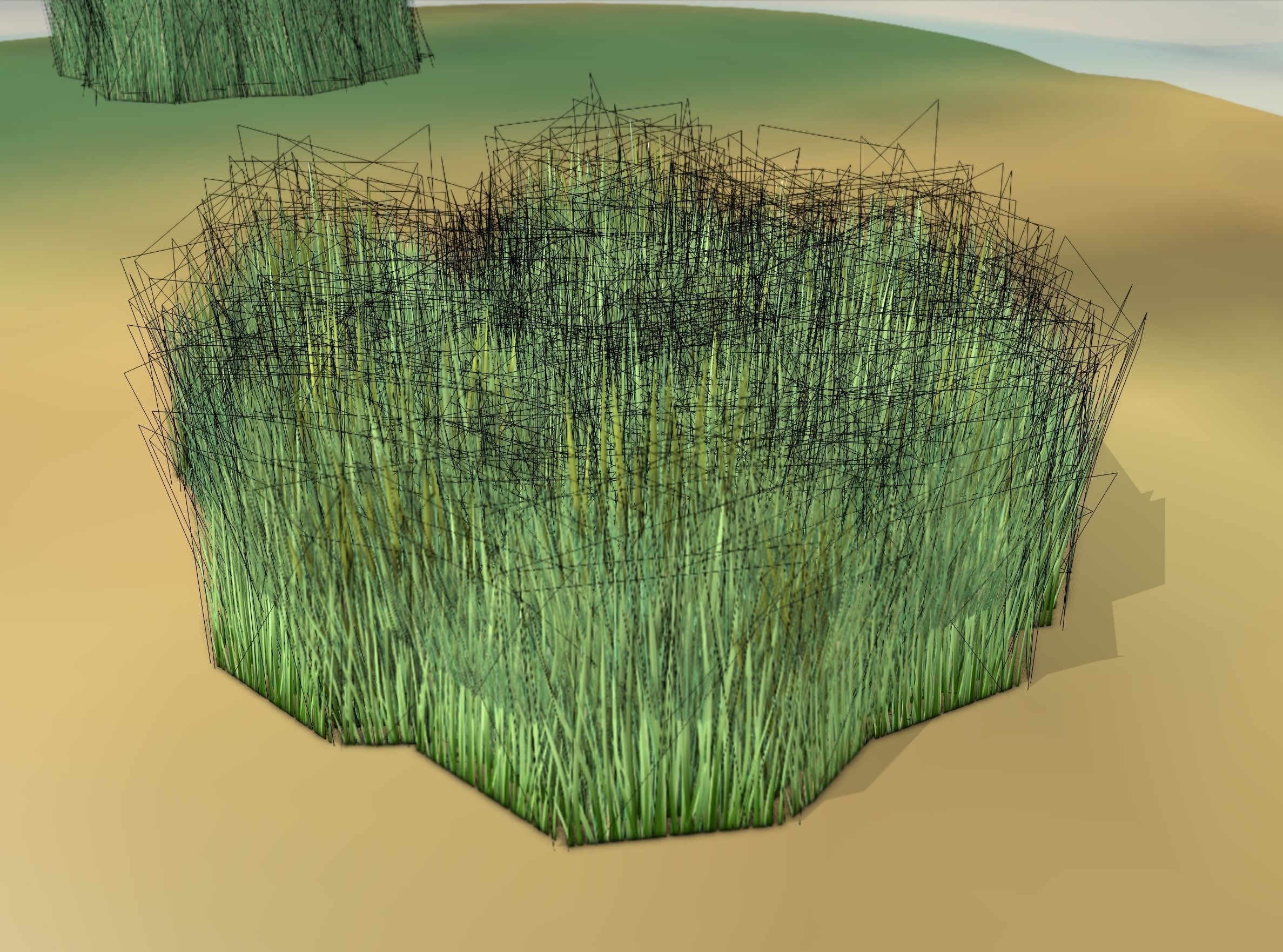 Reeds - Object 56 Low-poly 3D model_4