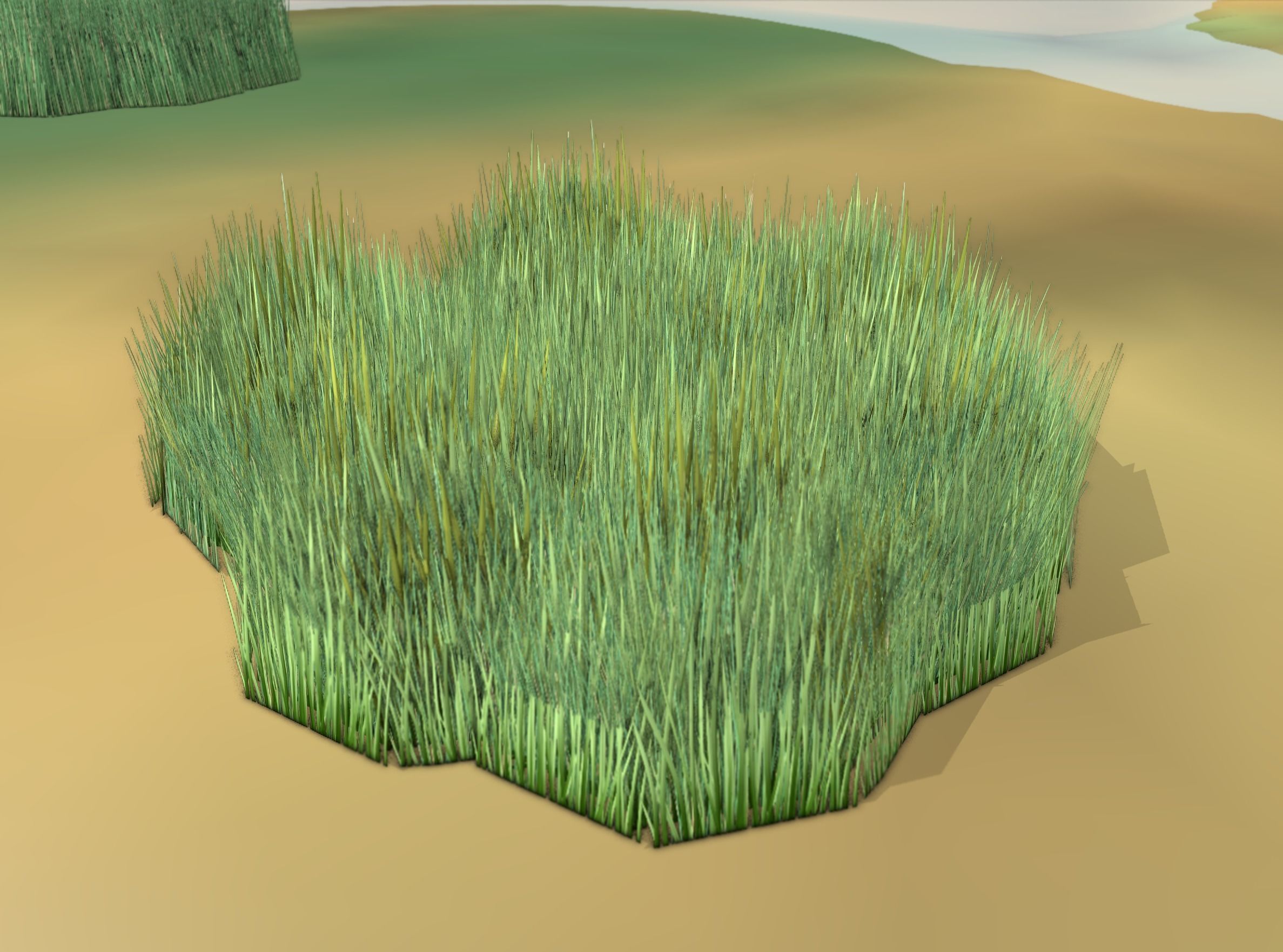 Reeds - Object 56 Low-poly 3D model_3