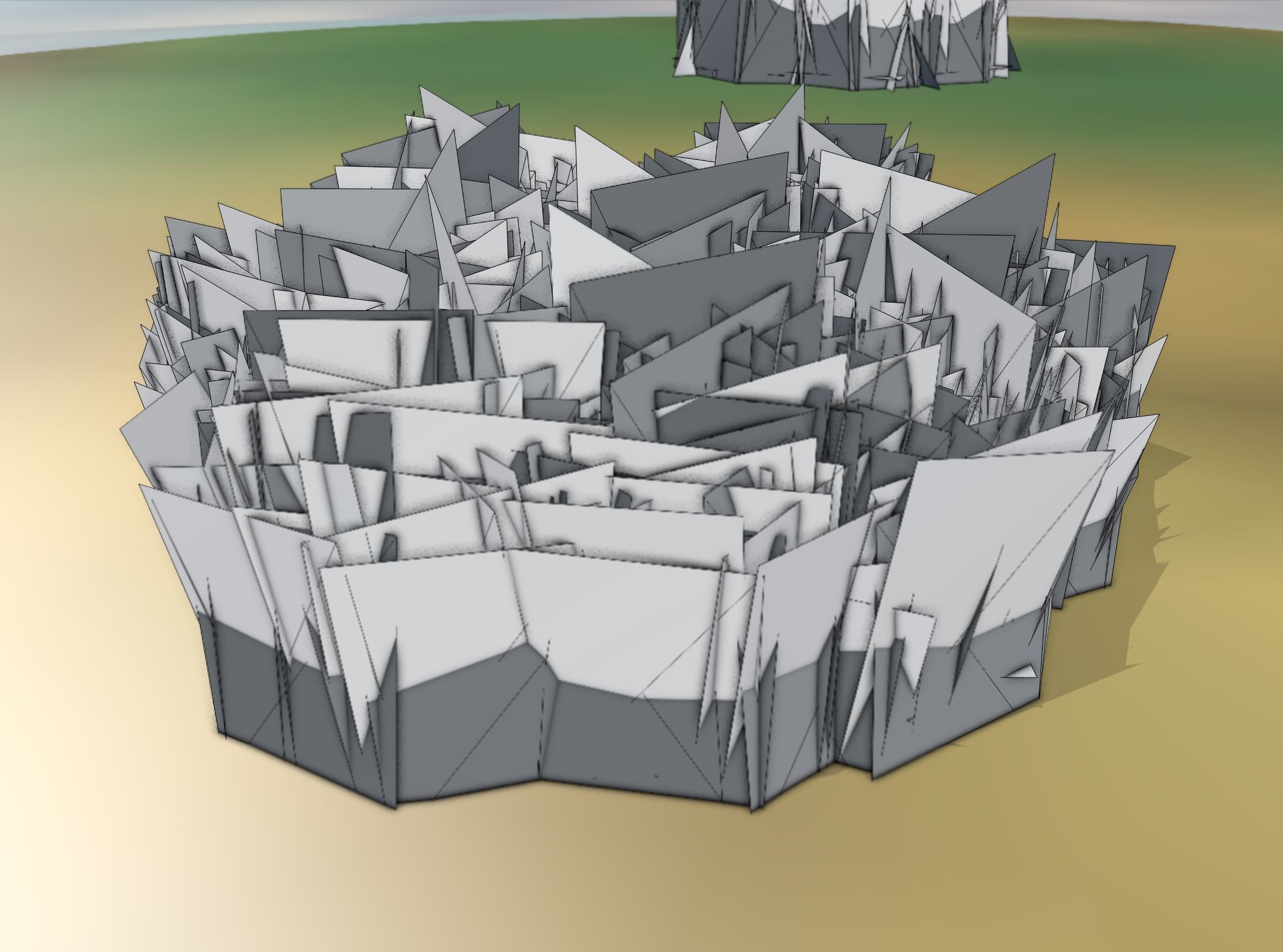 Reeds - Object 56 Low-poly 3D model_9