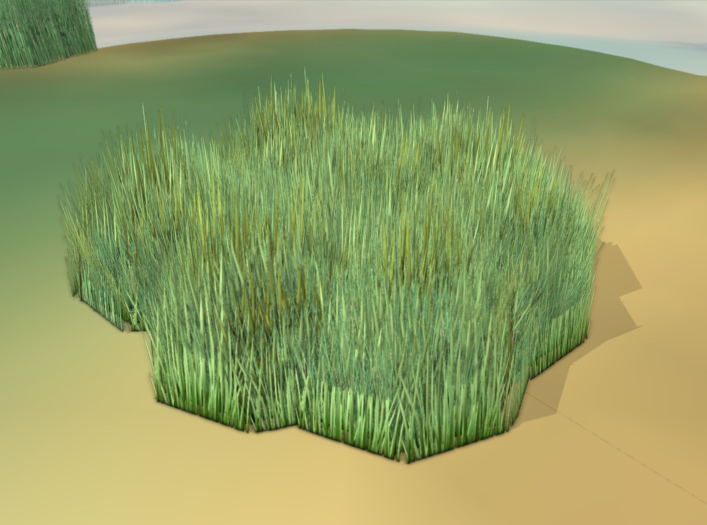 Reeds - Object 56 Low-poly 3D model_2
