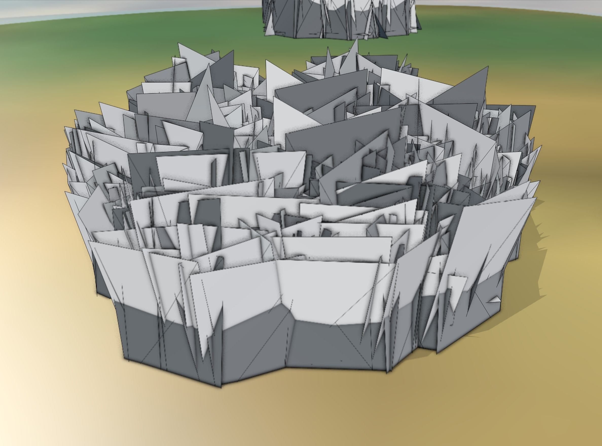 Reeds - Object 56 Low-poly 3D model_8