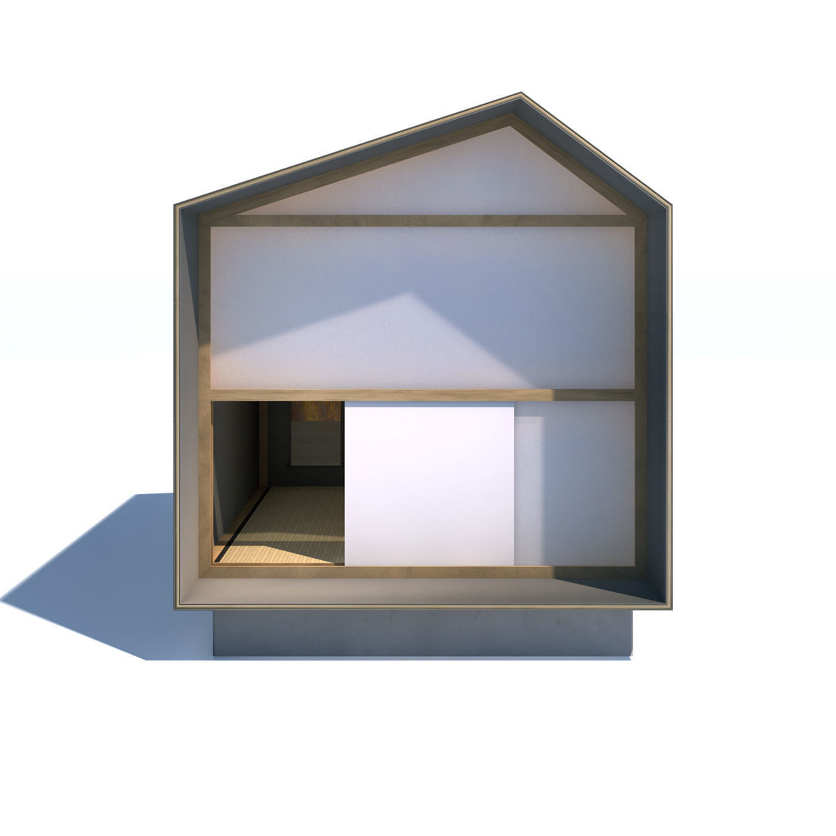 Modern Teahouse No 1 - Small ChaShitsu - tea house 3D model_3