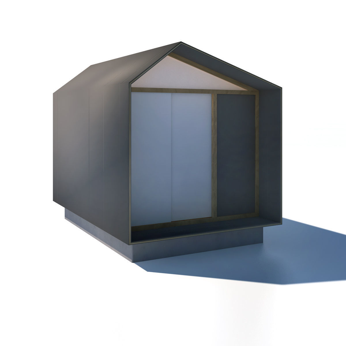 Modern Teahouse No 1 - Small ChaShitsu - tea house 3D model_5