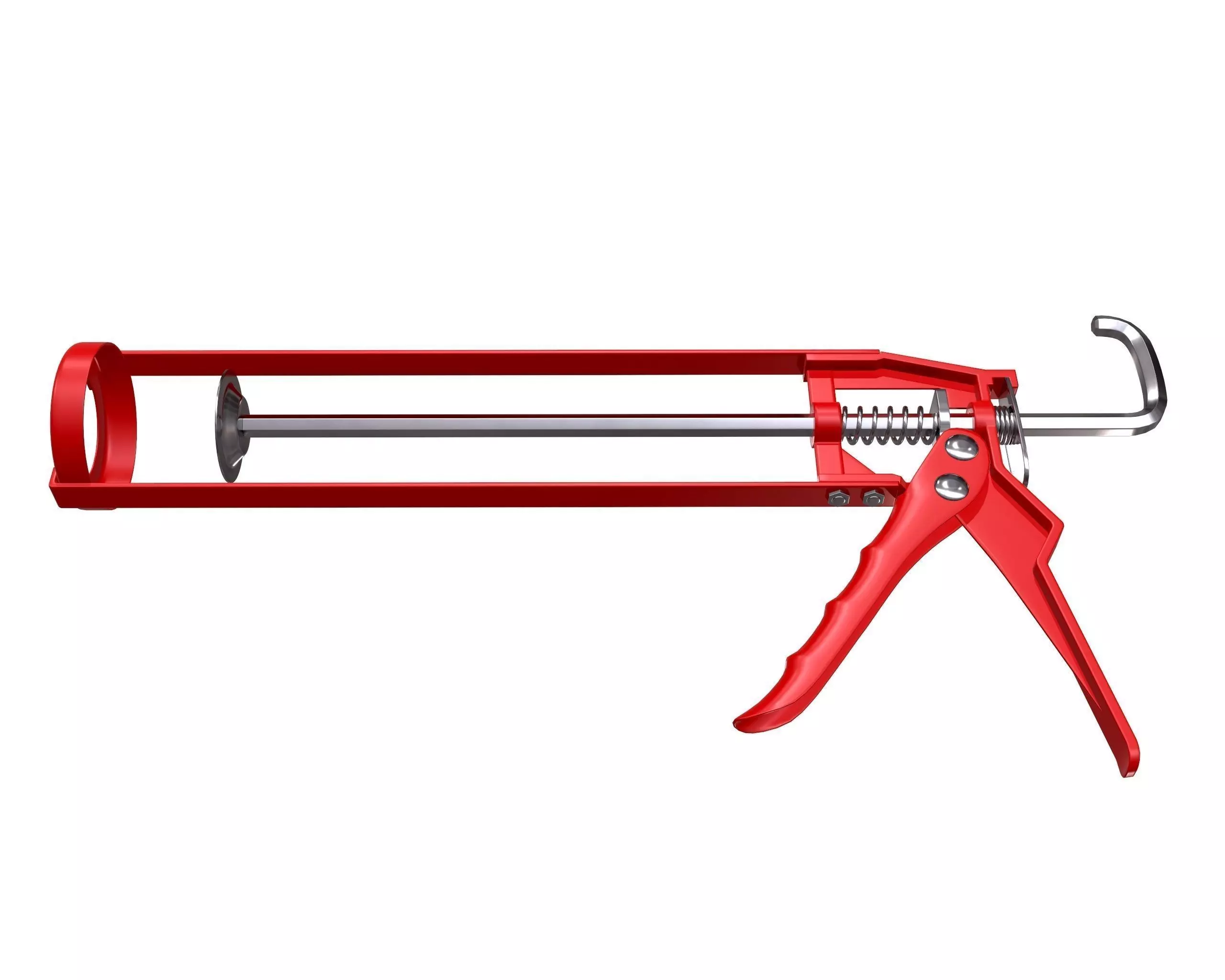 Skeleton Type Manual Caulking Gun 3D model_0