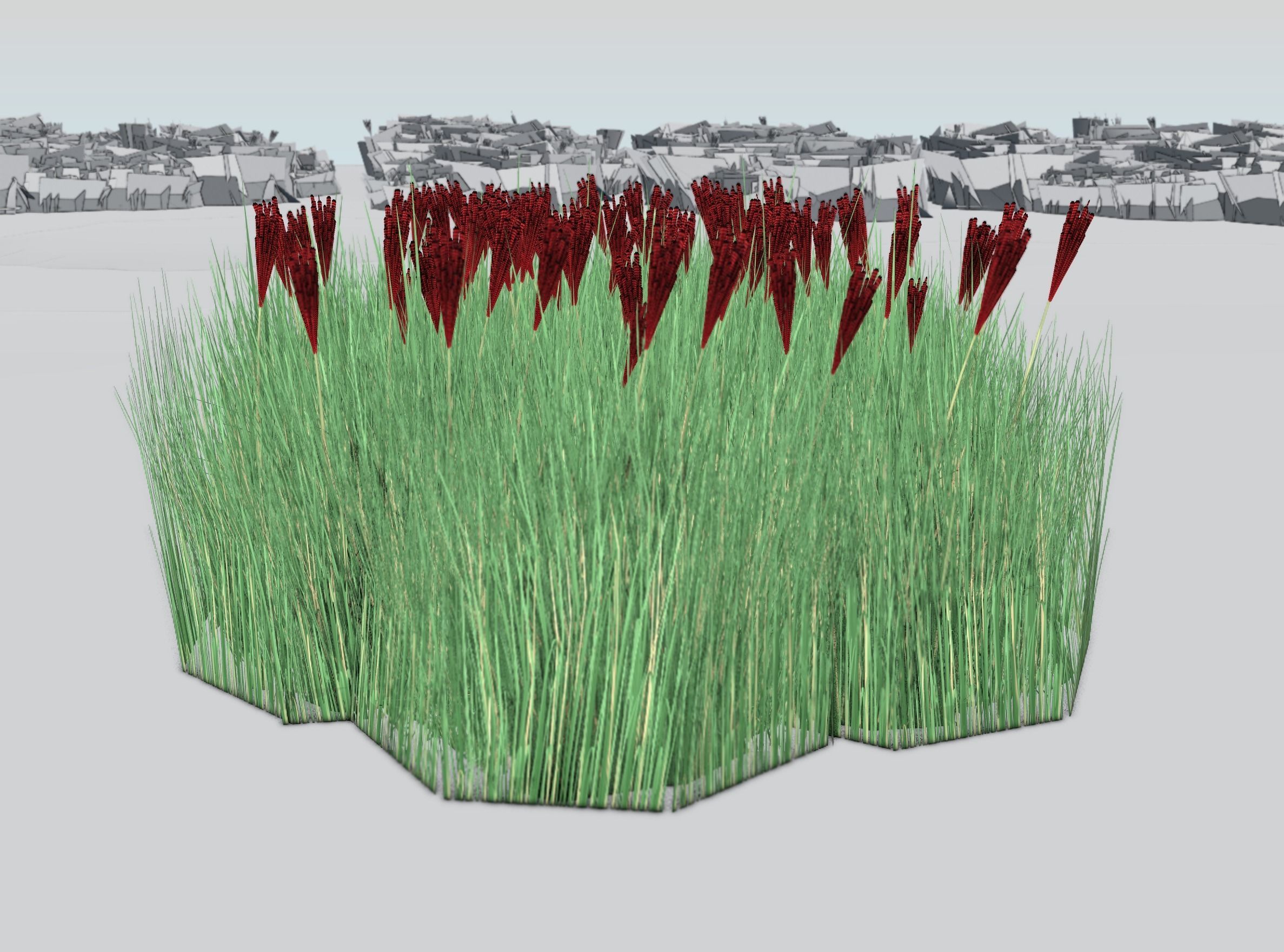 Reeds - Object 58 Low-poly 3D model_40