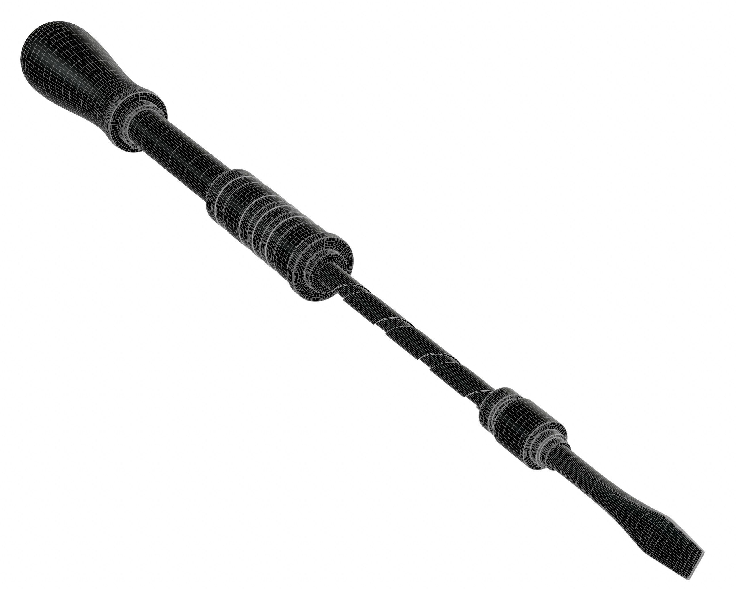 Vintage Screwdriver 3D model_4