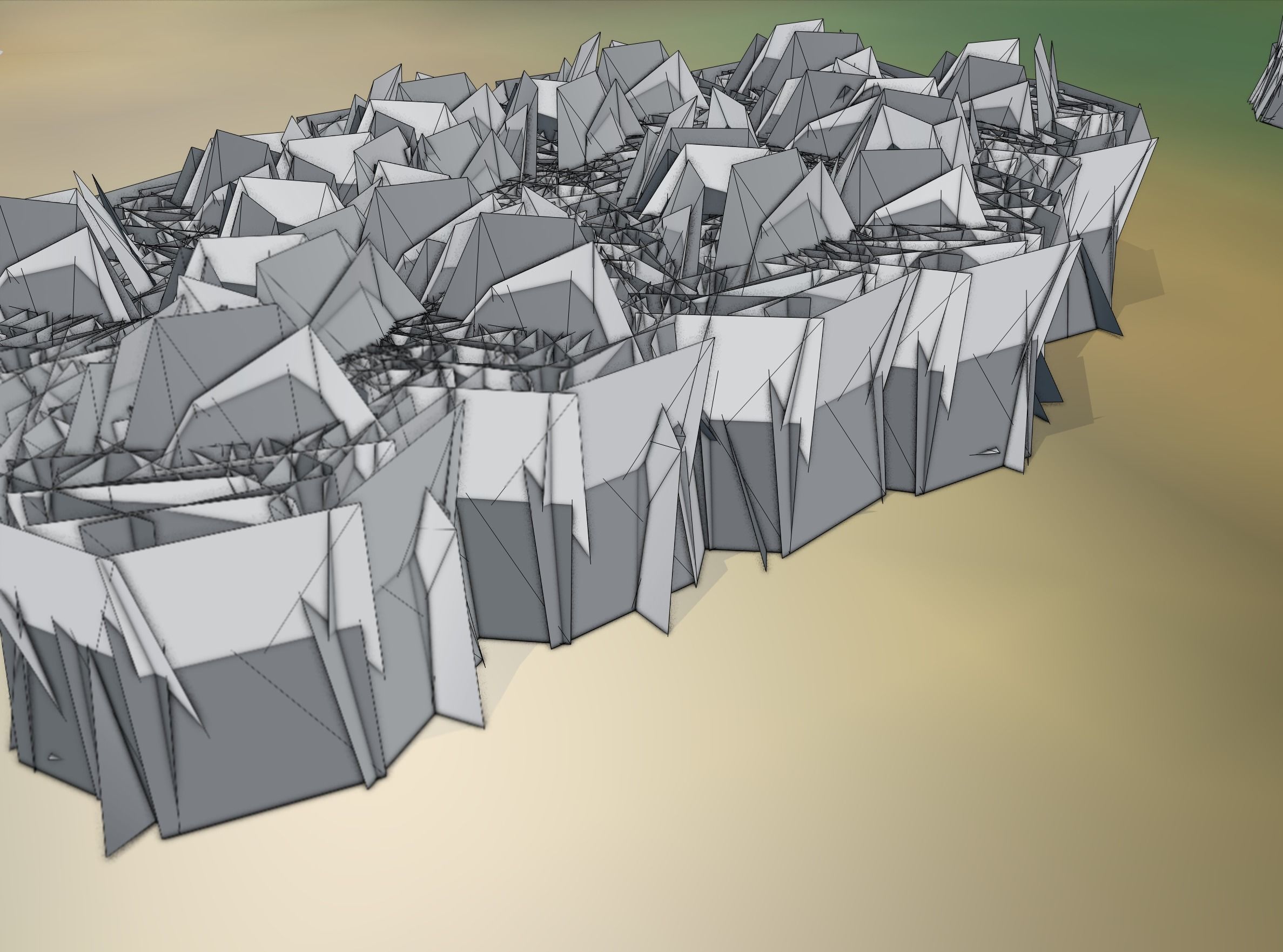 Reeds - Object 62 Low-poly 3D model_8