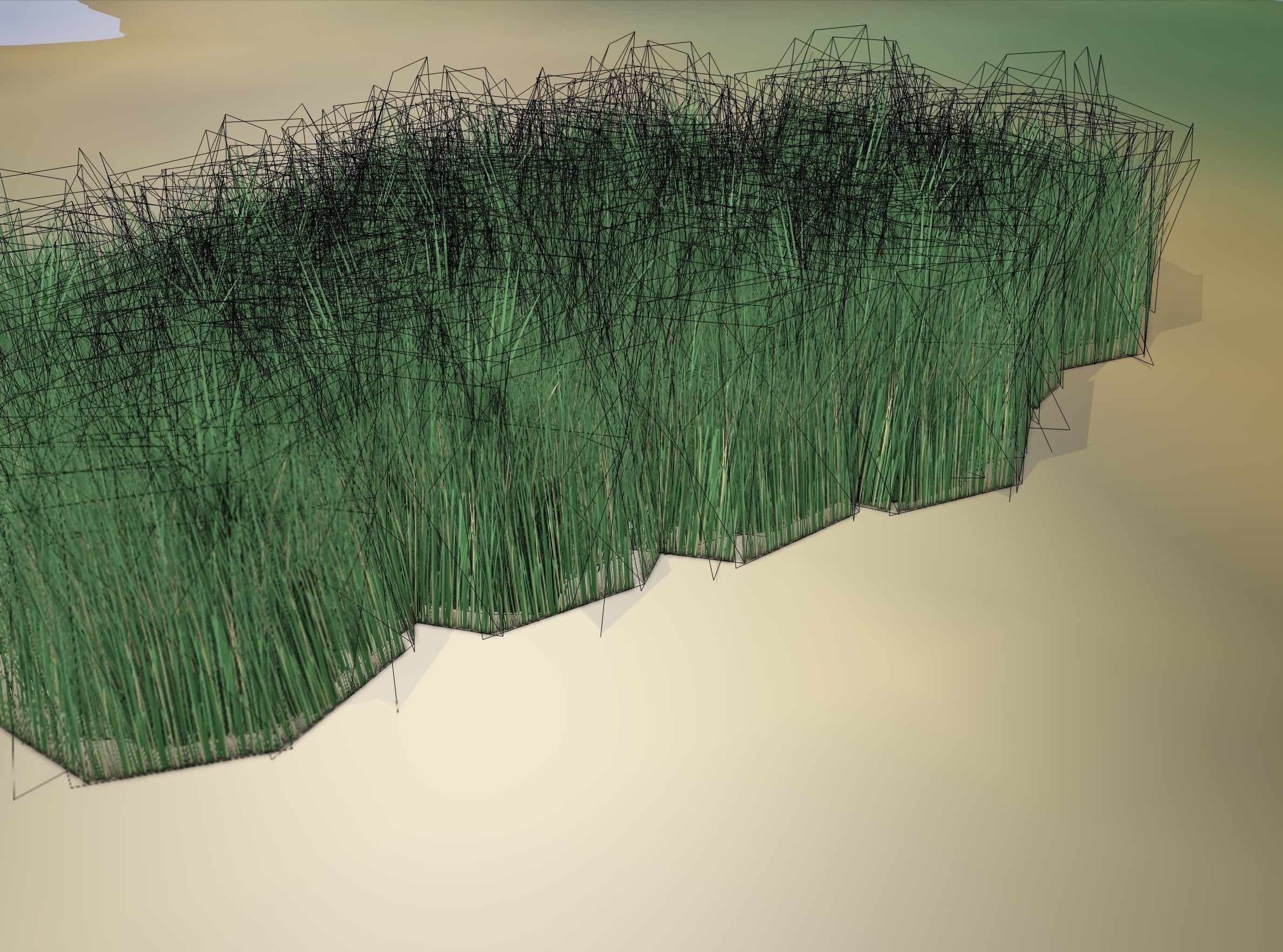 Reeds - Object 62 Low-poly 3D model_9