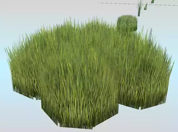 Reeds - Object 63 Low-poly 3D model