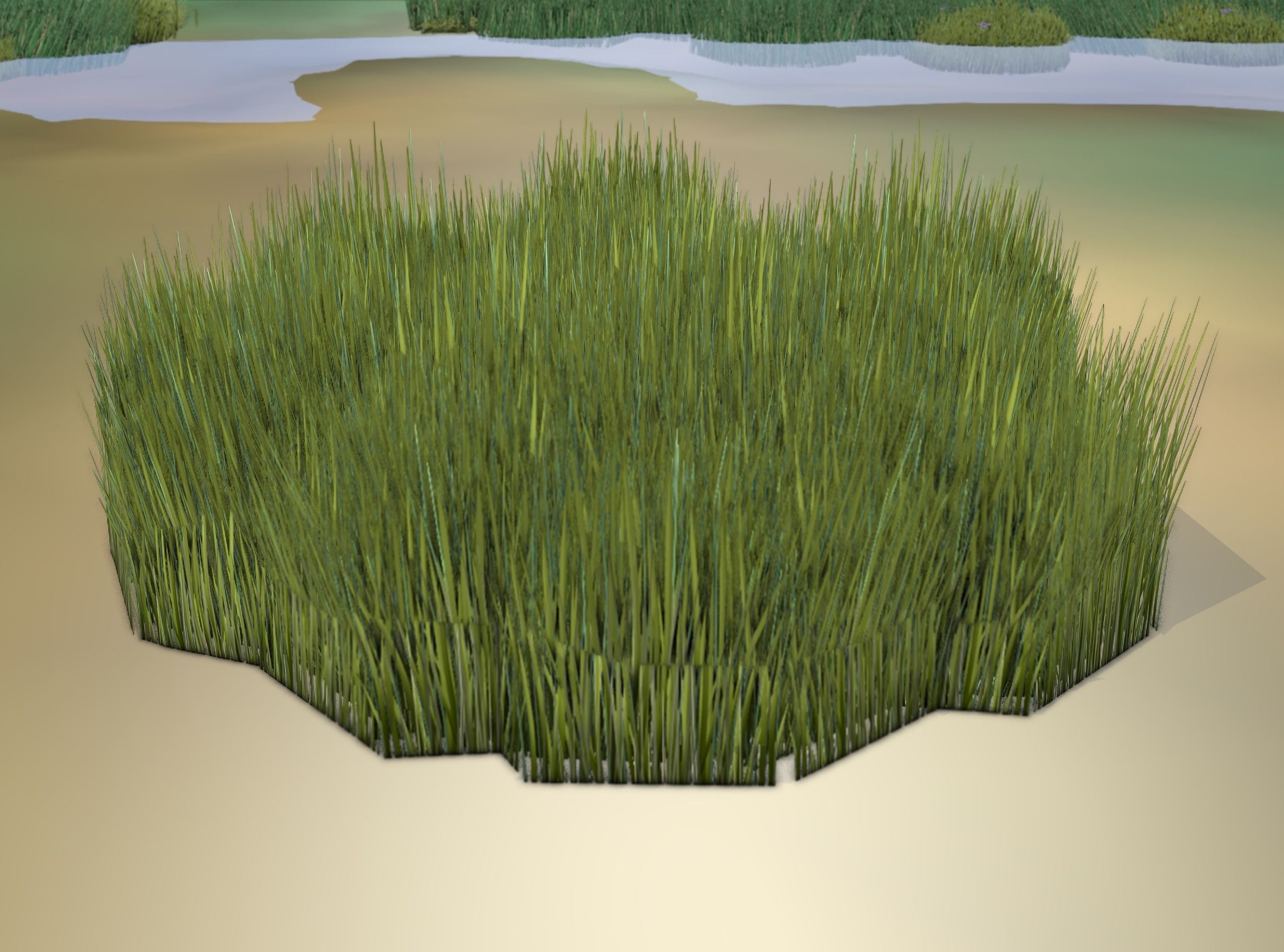 Reeds - Object 63 Low-poly 3D model_12