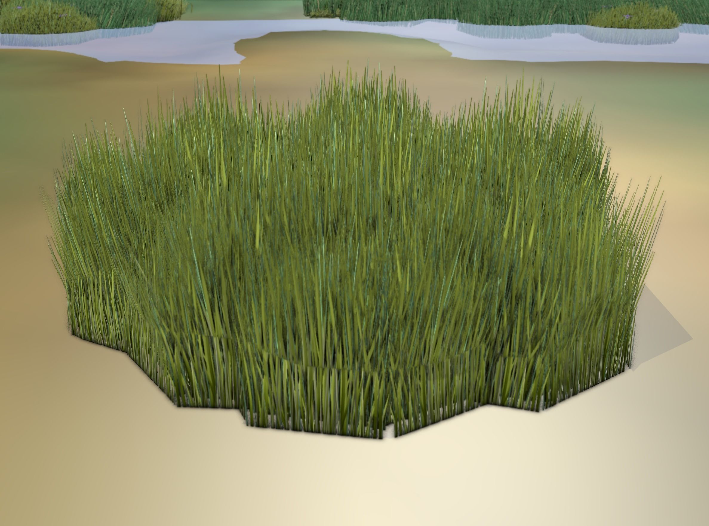 Reeds - Object 63 Low-poly 3D model_13