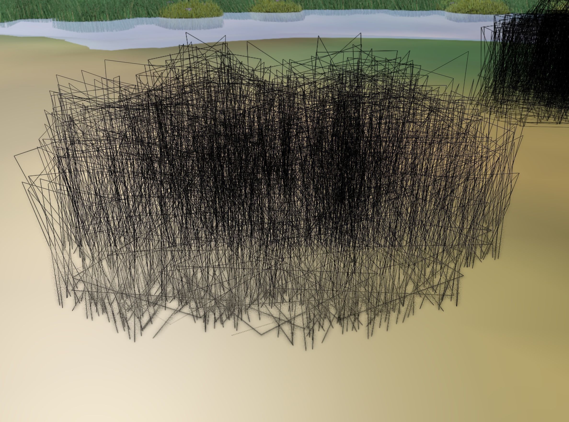 Reeds - Object 63 Low-poly 3D model_9