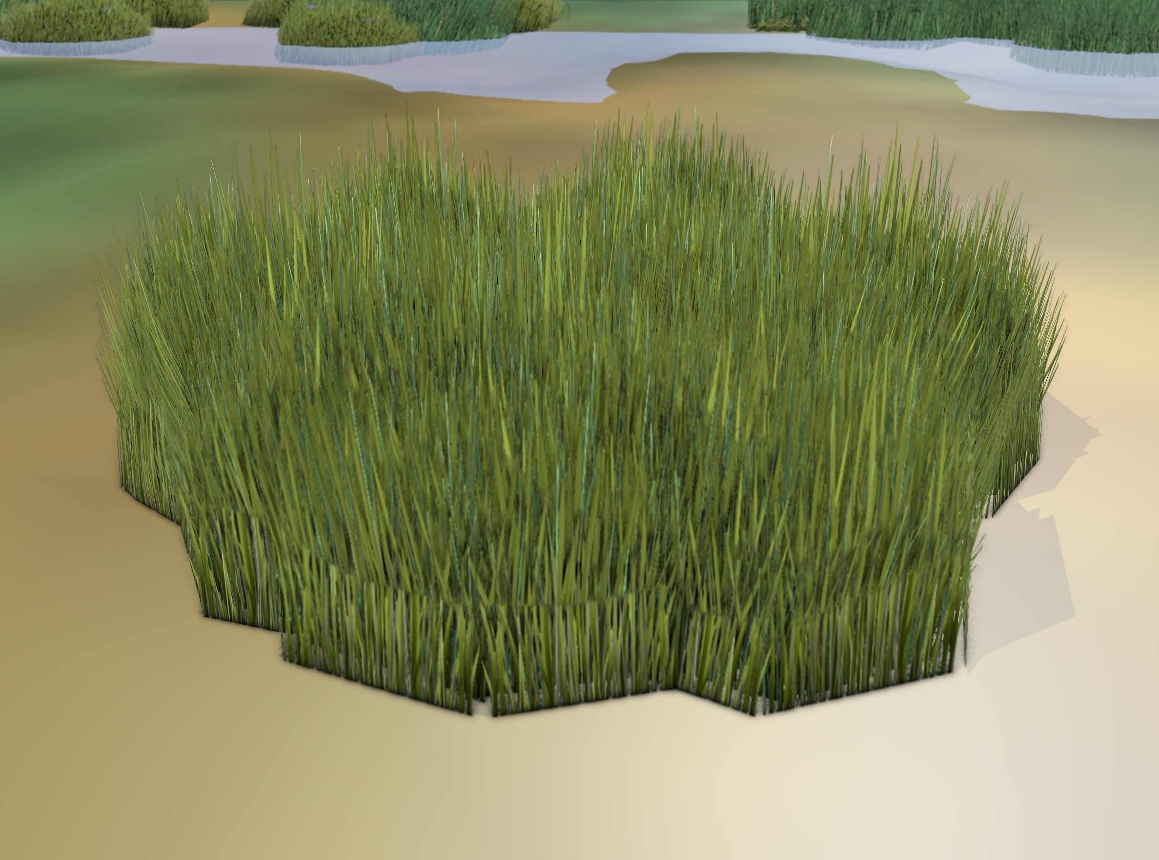 Reeds - Object 63 Low-poly 3D model_15