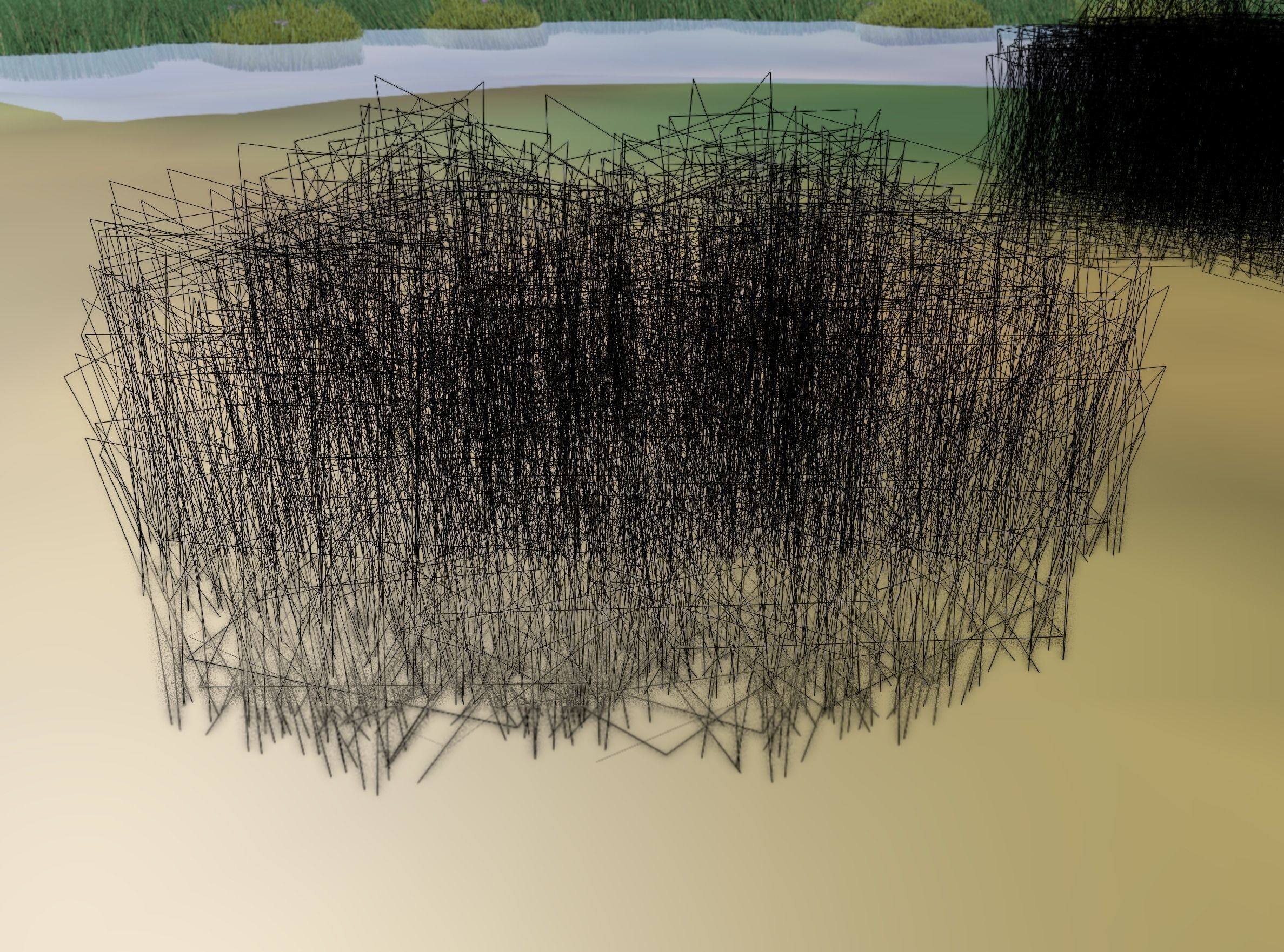 Reeds - Object 63 Low-poly 3D model_8