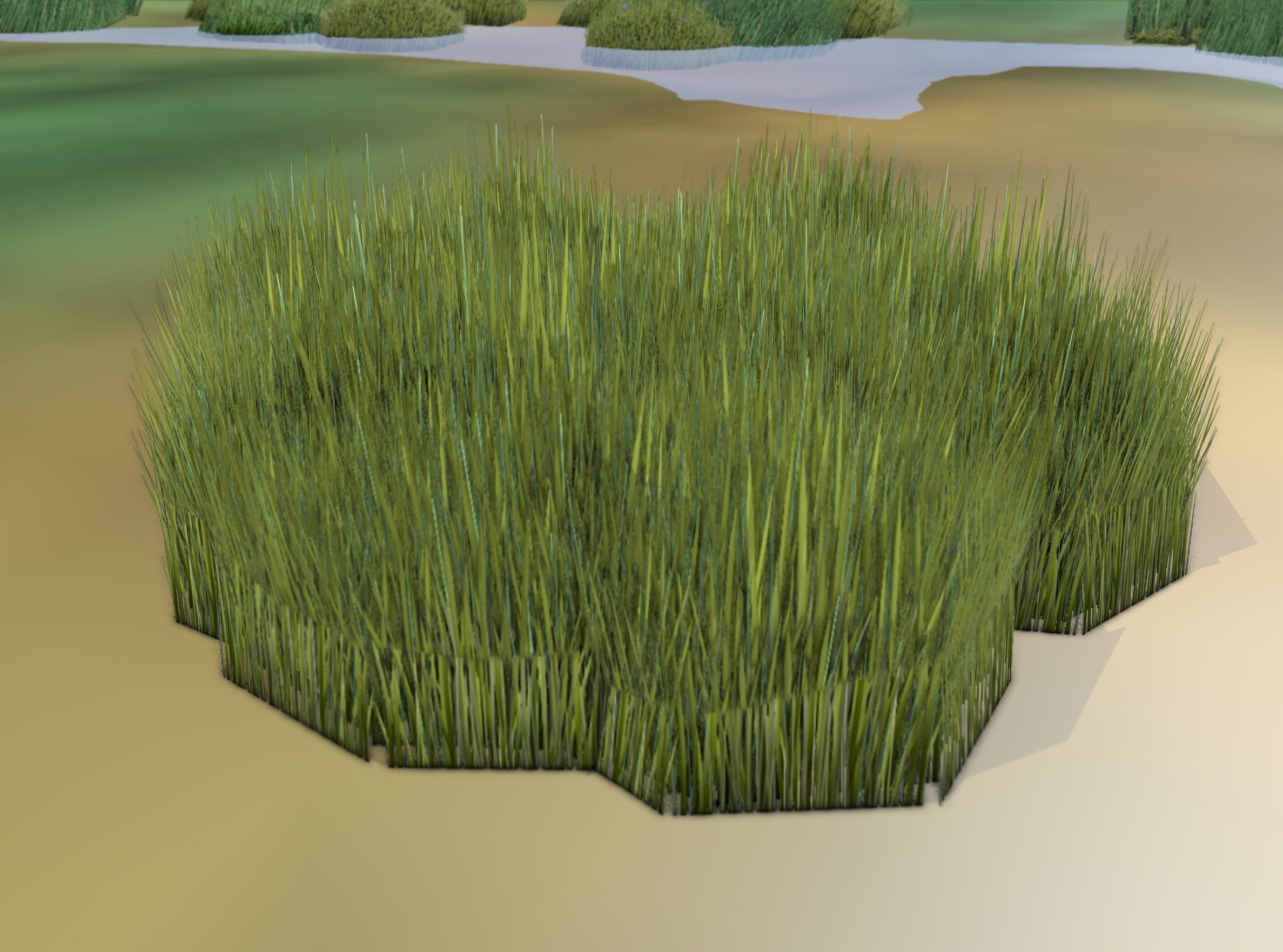 Reeds - Object 63 Low-poly 3D model_17