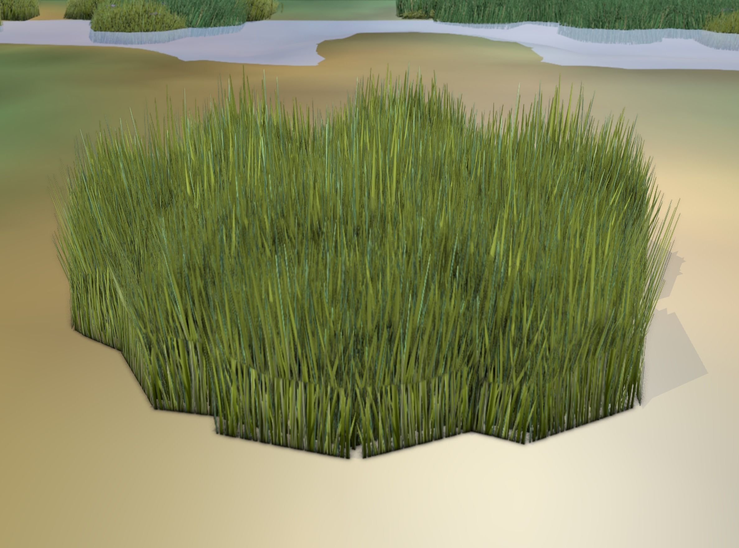 Reeds - Object 63 Low-poly 3D model_14