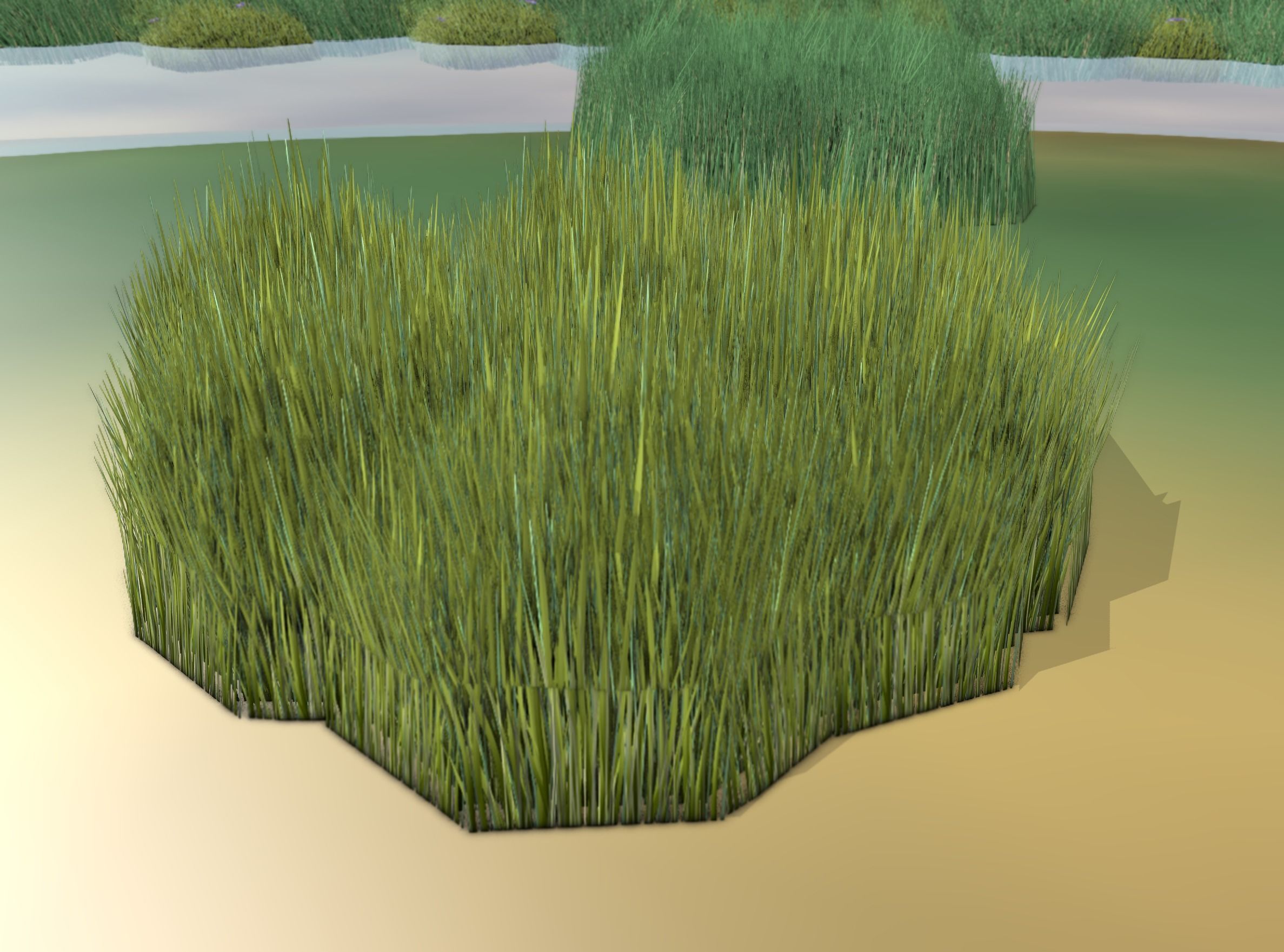 Reeds - Object 63 Low-poly 3D model_2