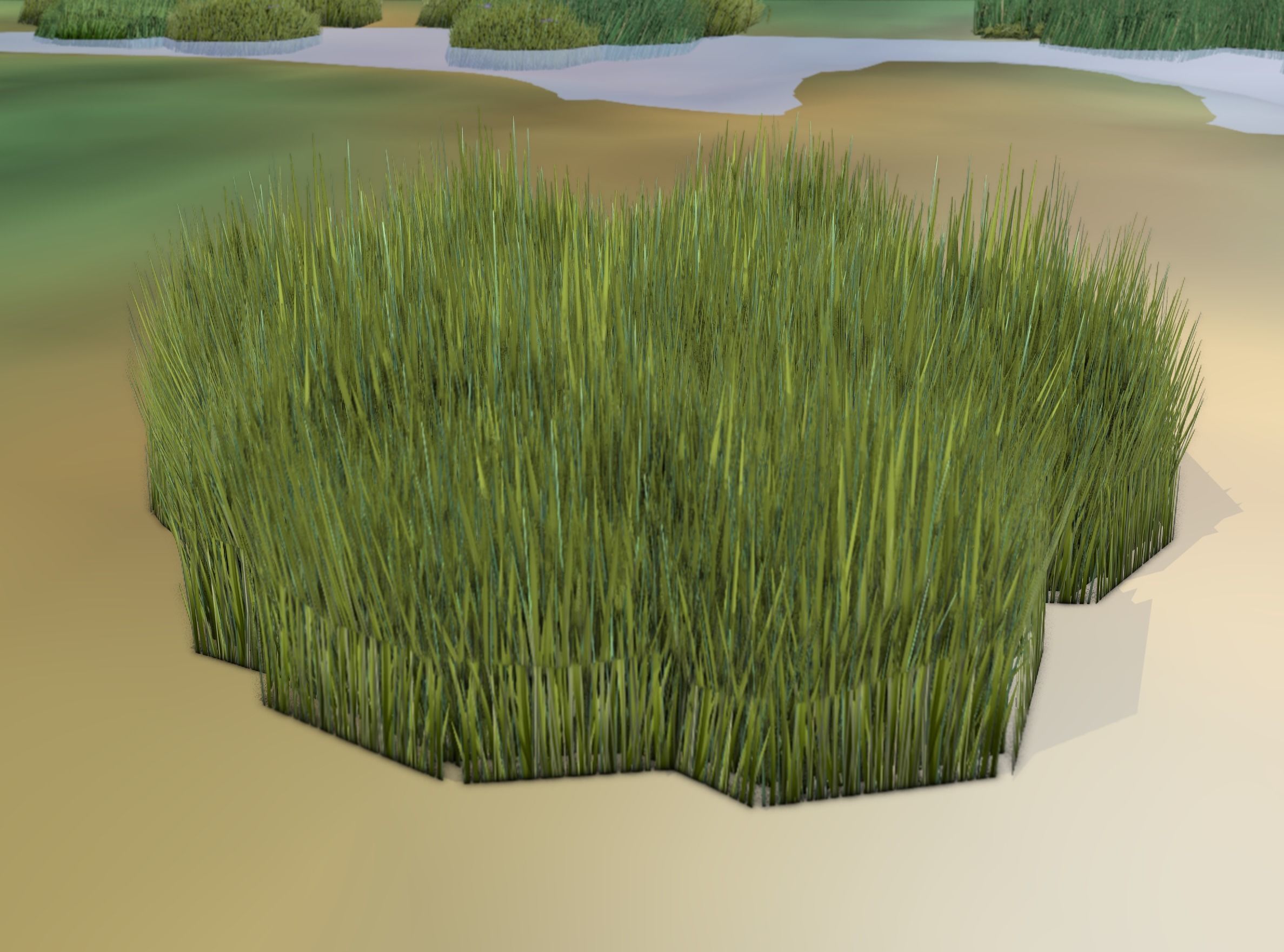 Reeds - Object 63 Low-poly 3D model_16