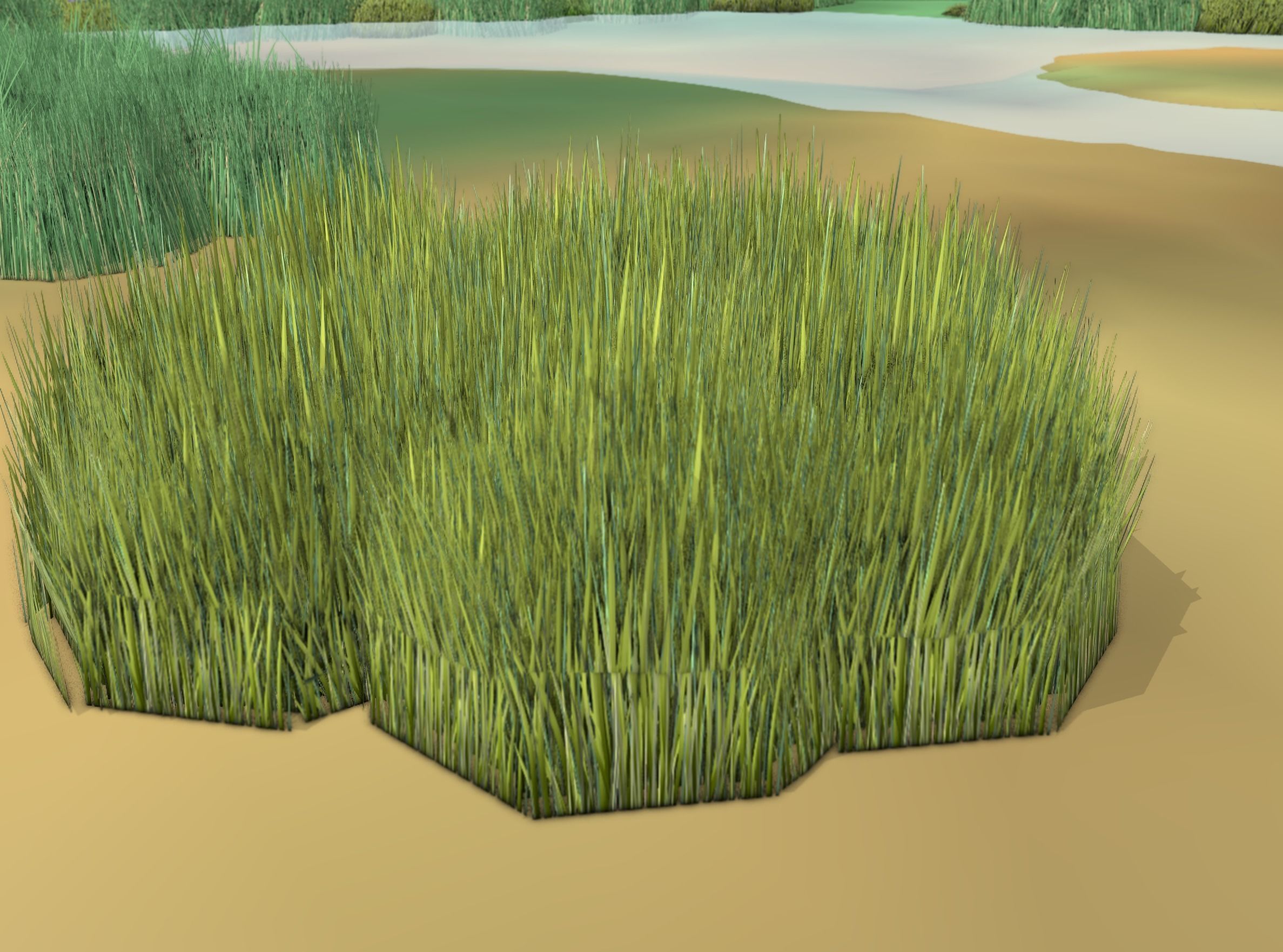Reeds - Object 63 Low-poly 3D model_43
