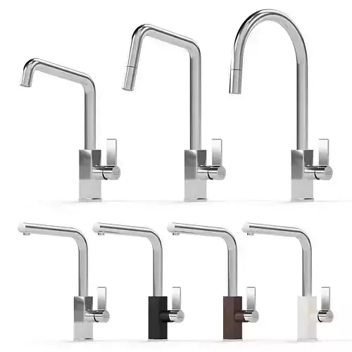 Franke Maris Taps Set 3D model Franke Maris Taps Set 3D model
