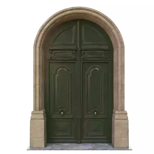  Entrance classic door 13 3D model