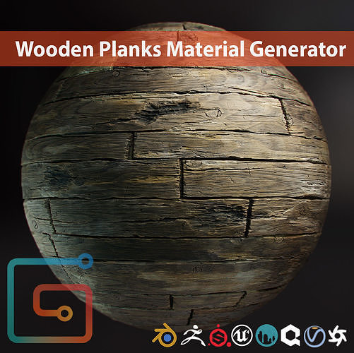 Wooden Planks Material Generator Texture