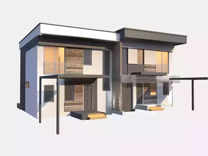 Modern duplex House model Contemporary 