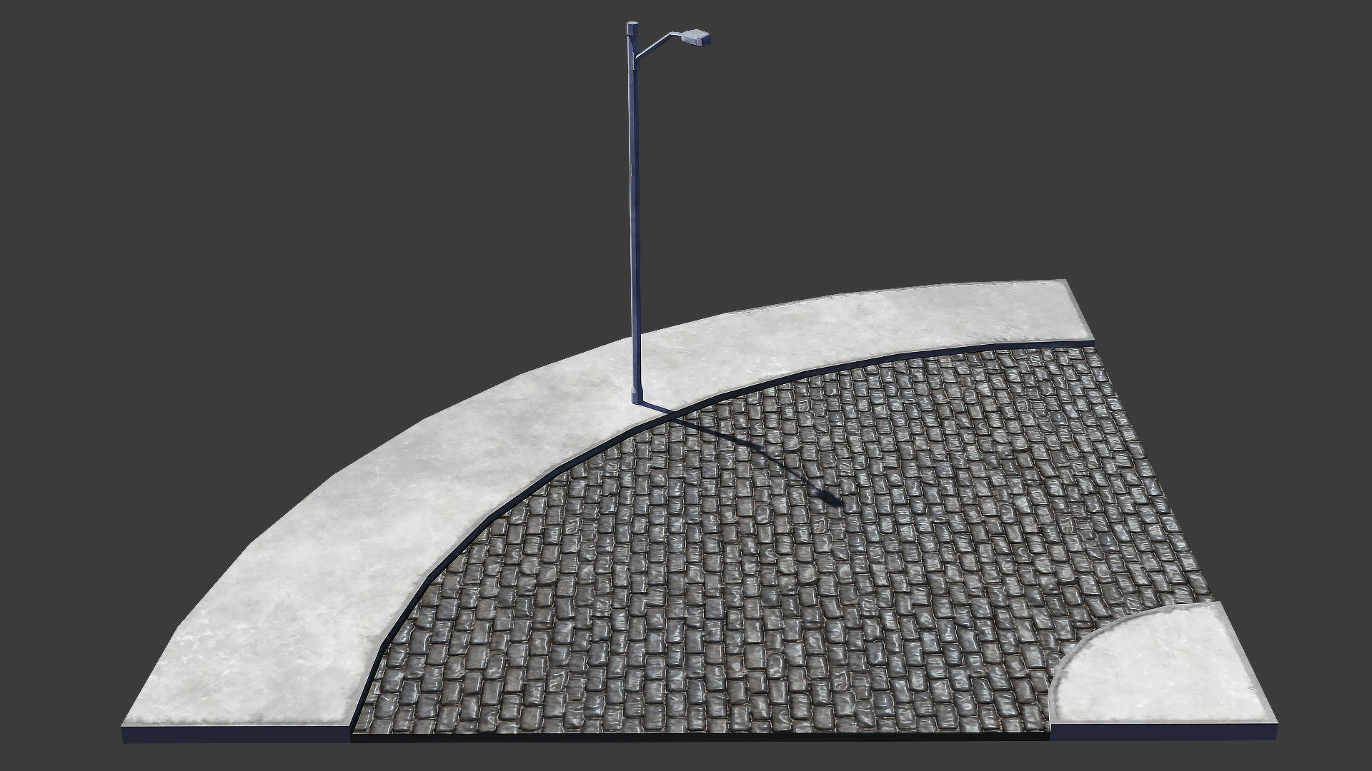 Road Pack - Extended Low-poly 3D model_13