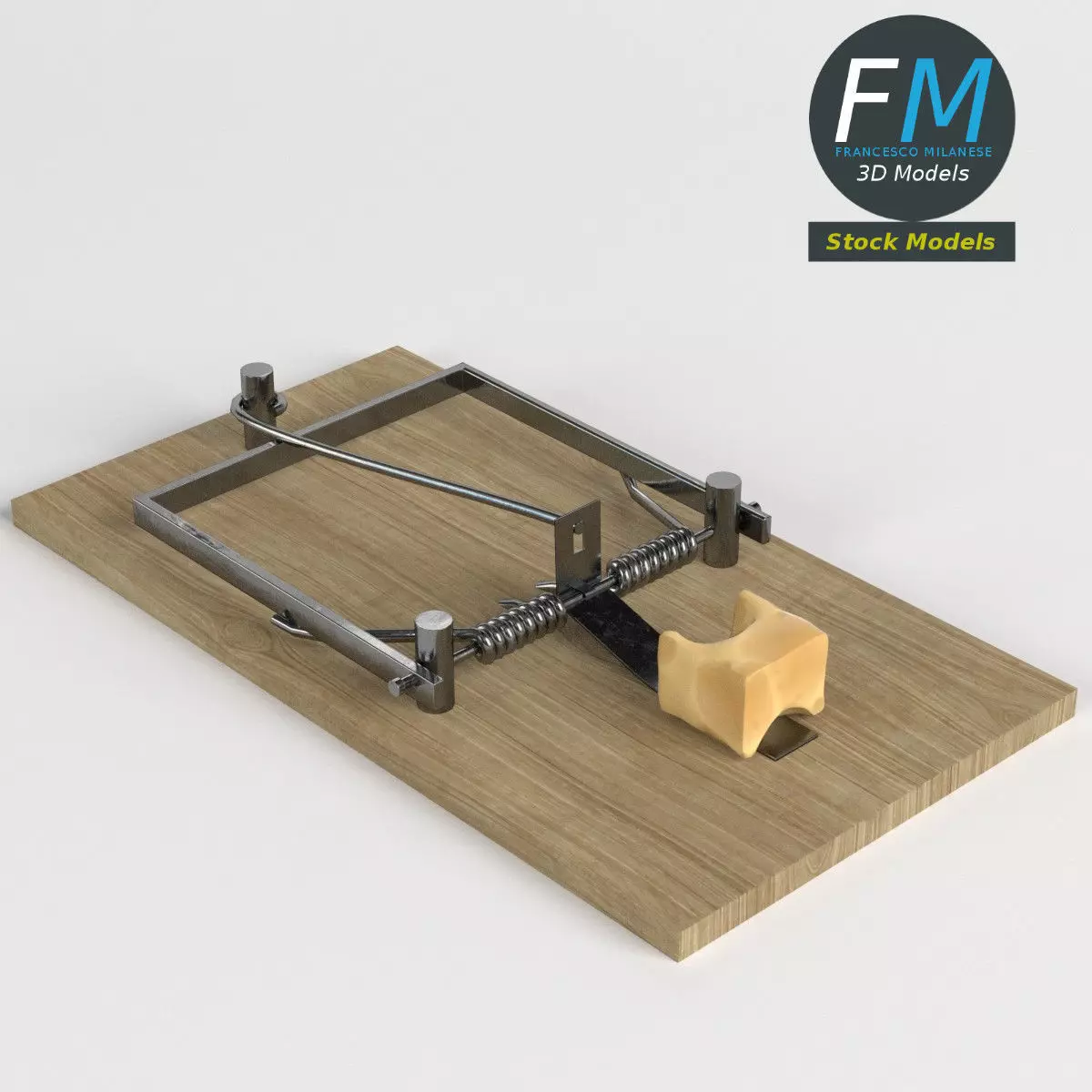 Mouse trap 3D model_0
