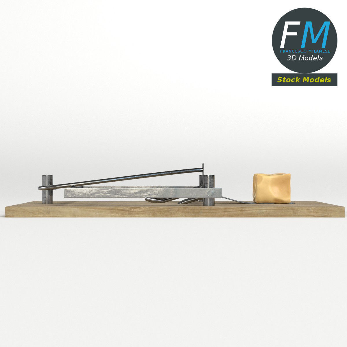 Mouse trap 3D model_4