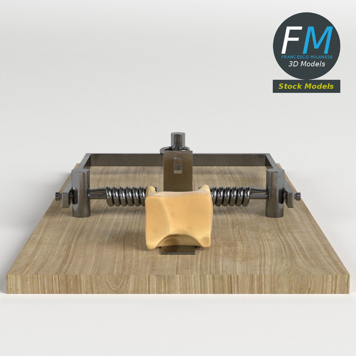 Mouse trap 3D model_3