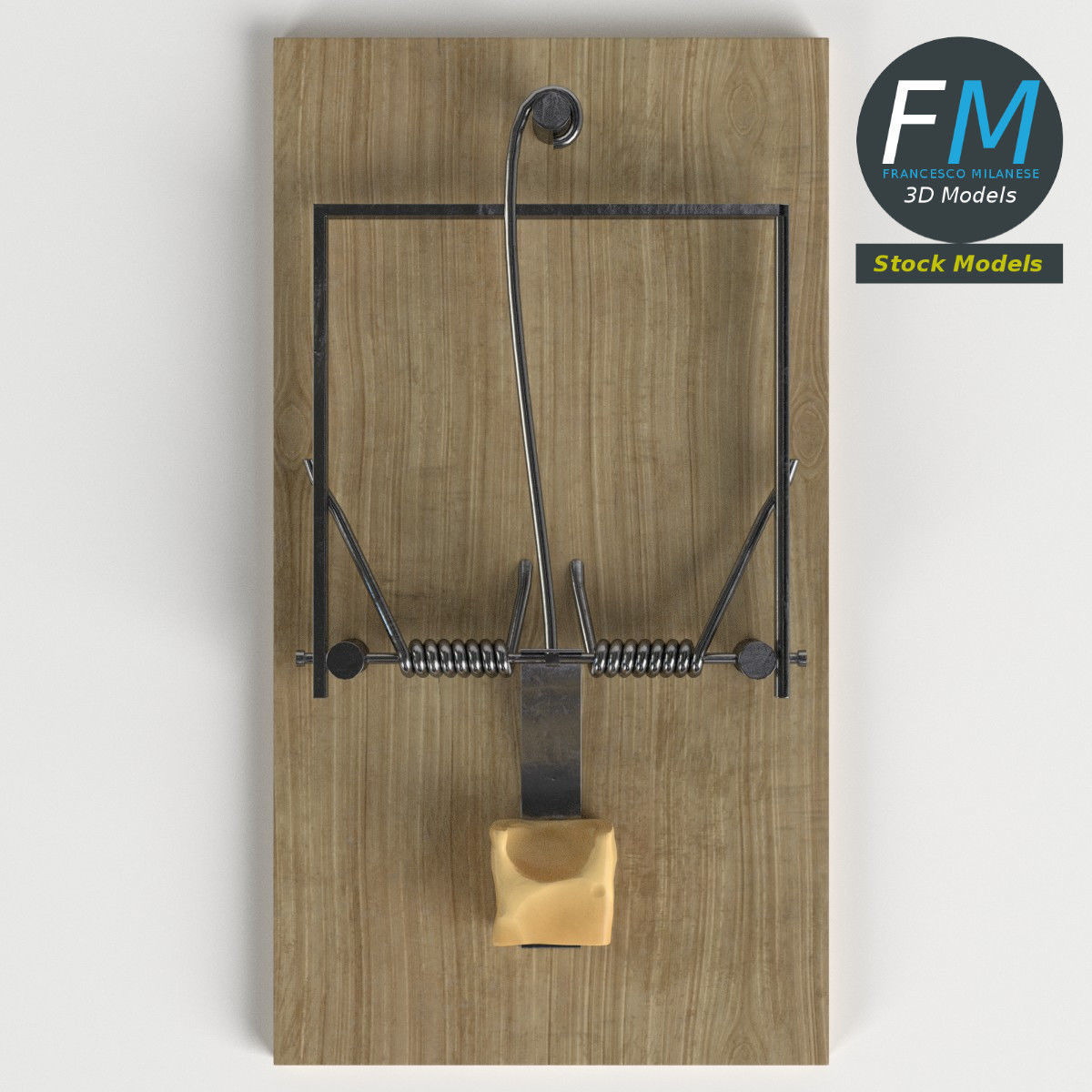 Mouse trap 3D model_6