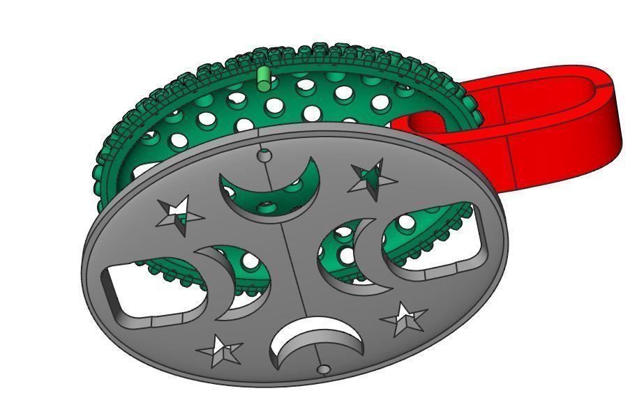 Chain bracelet gold  or silver  STL 3D model_10