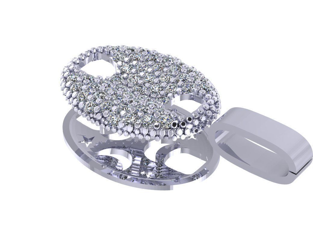 Chain bracelet gold  or silver  STL 3D model_5