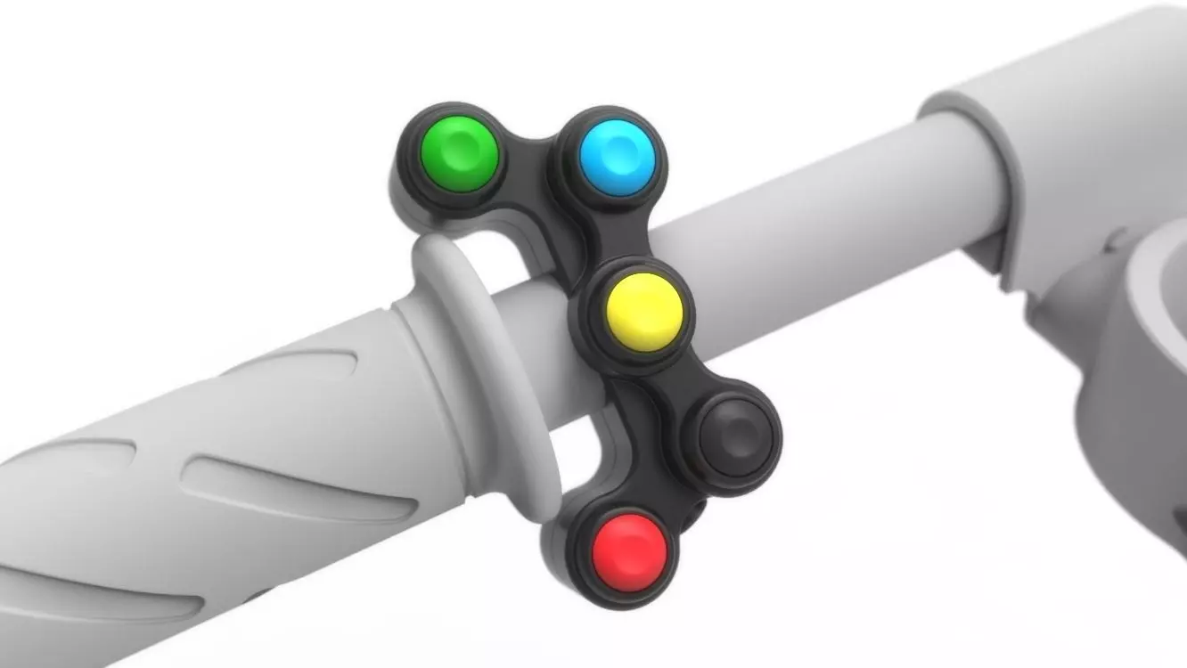 GP 5 Button Switchgear 3D model_0