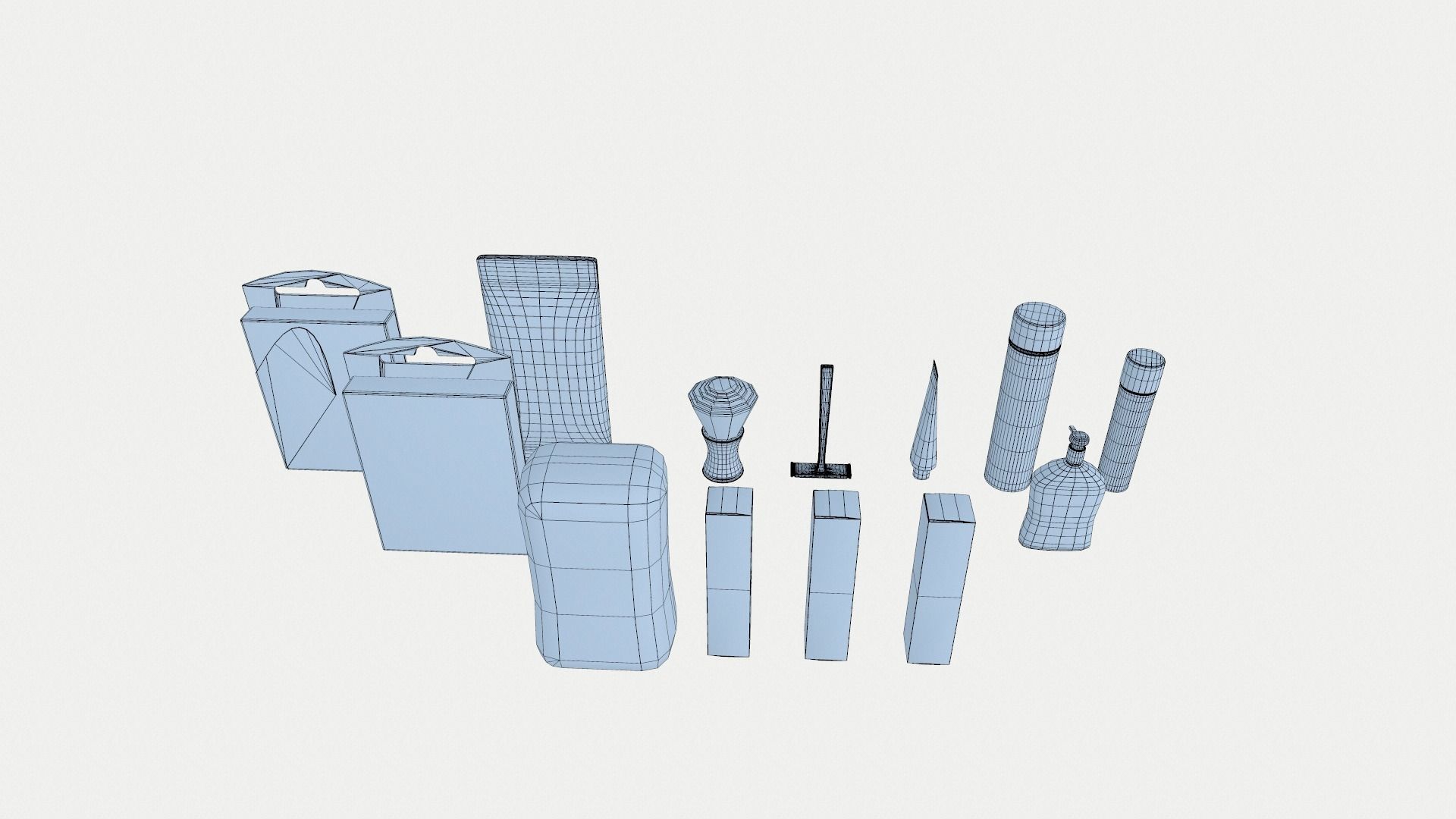 Hygiene items 3D model_6