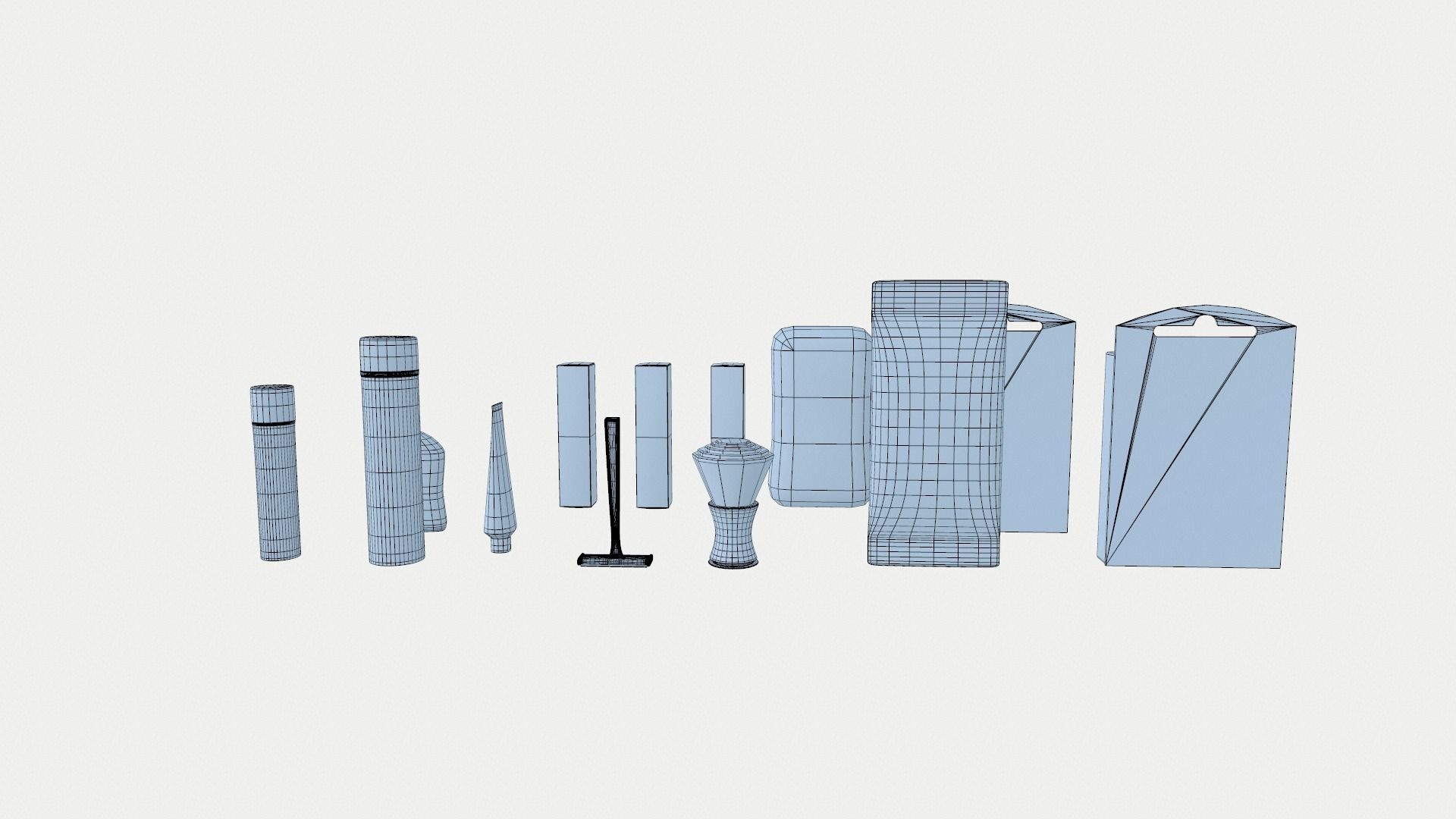 Hygiene items 3D model_5