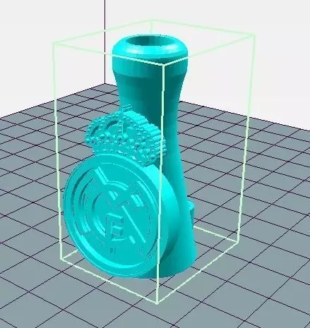 Real madrid hookah mouthpiece 3D print model shisha 3D model