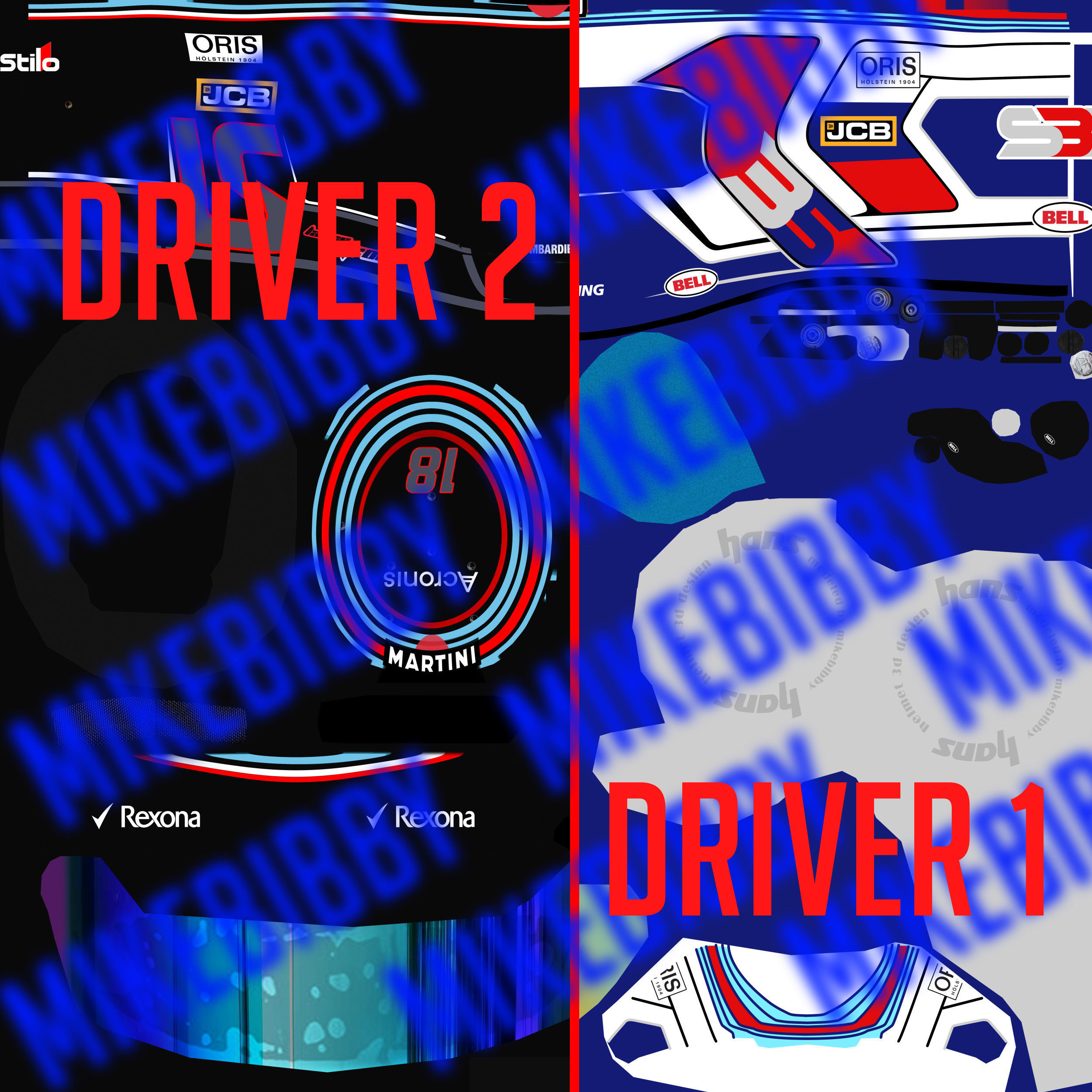 Williams FW41 Low-poly 3D model_12