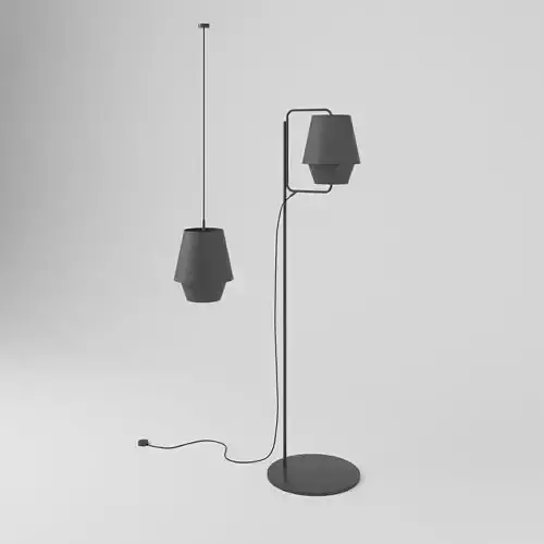 MK Floor Lamp and Suspended Lamp