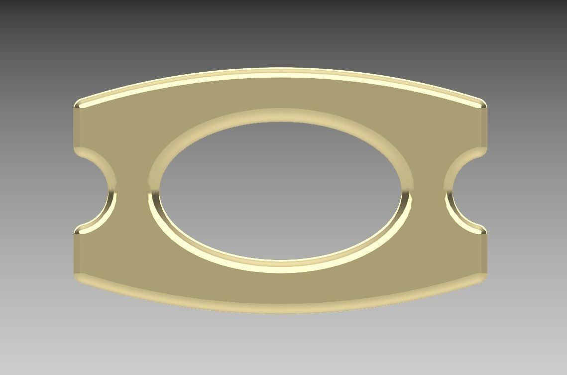 Shamballa bracelet lock 3D print model_2