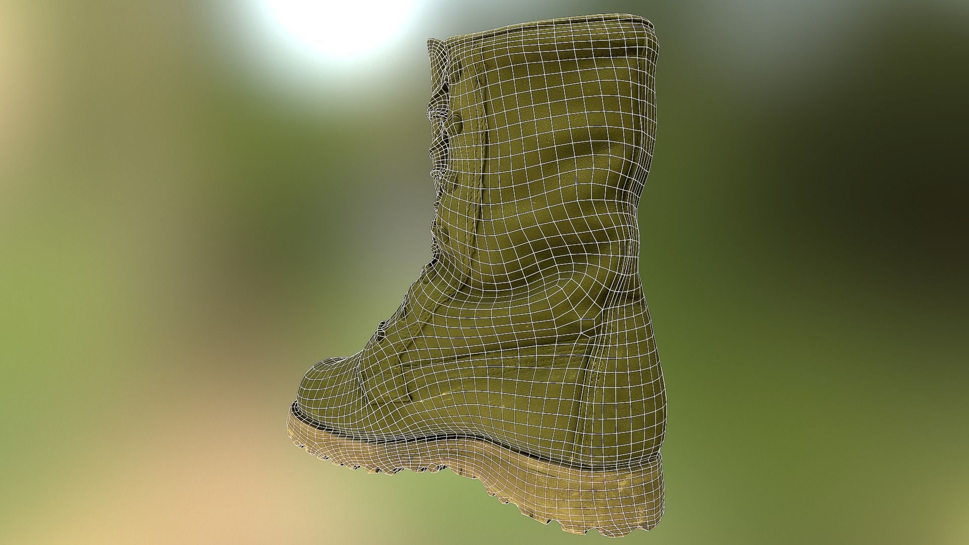 16 low poly boots 3D Model Collection_218