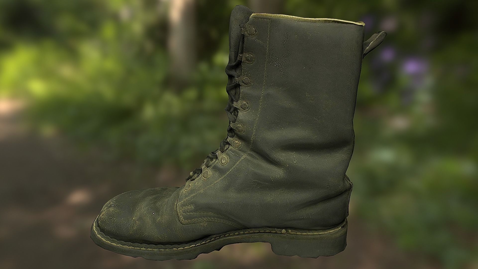 16 low poly boots 3D Model Collection_7