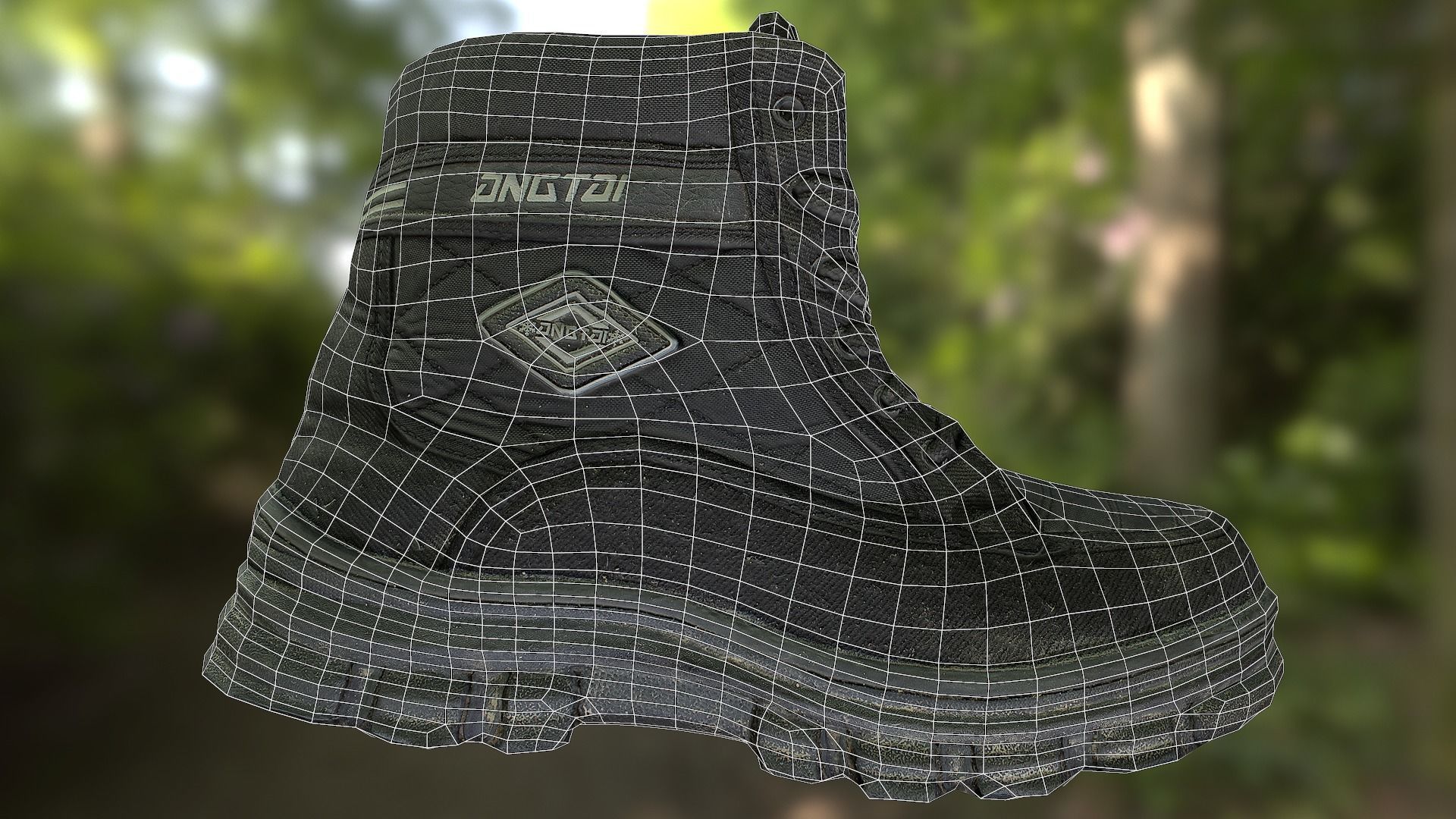 16 low poly boots 3D Model Collection_106