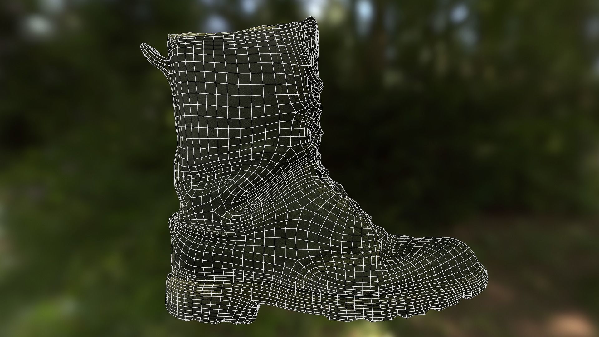 16 low poly boots 3D Model Collection_14