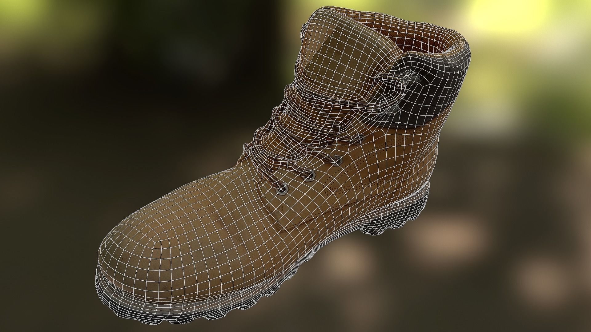 16 low poly boots 3D Model Collection_40