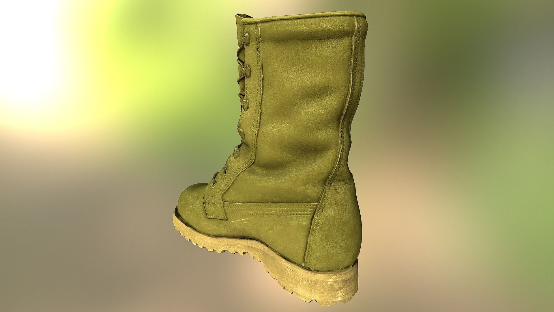 16 low poly boots 3D Model Collection_208