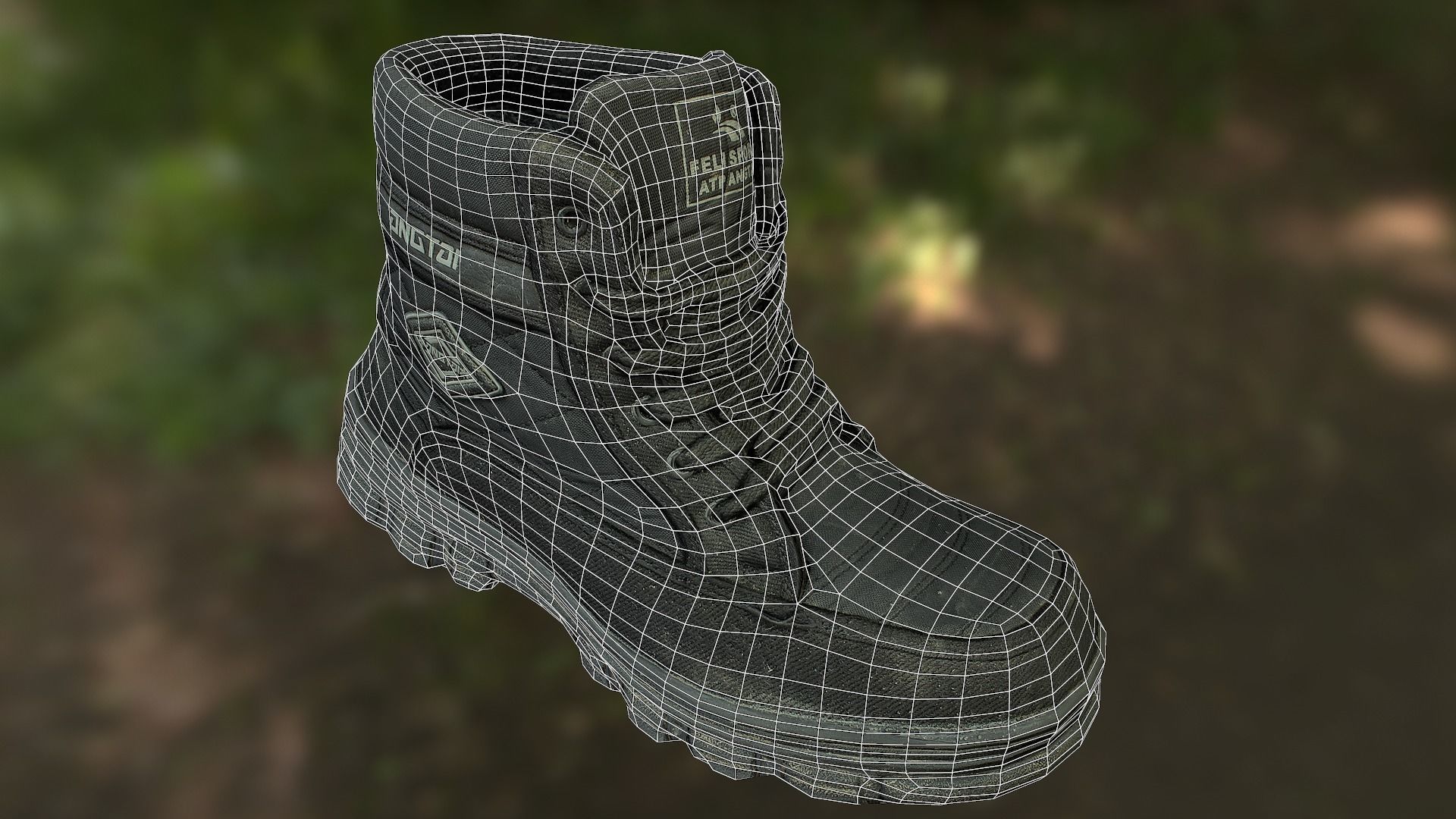 16 low poly boots 3D Model Collection_105