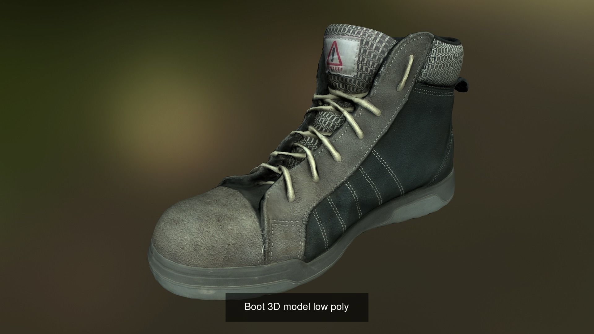 16 low poly boots 3D Model Collection_1